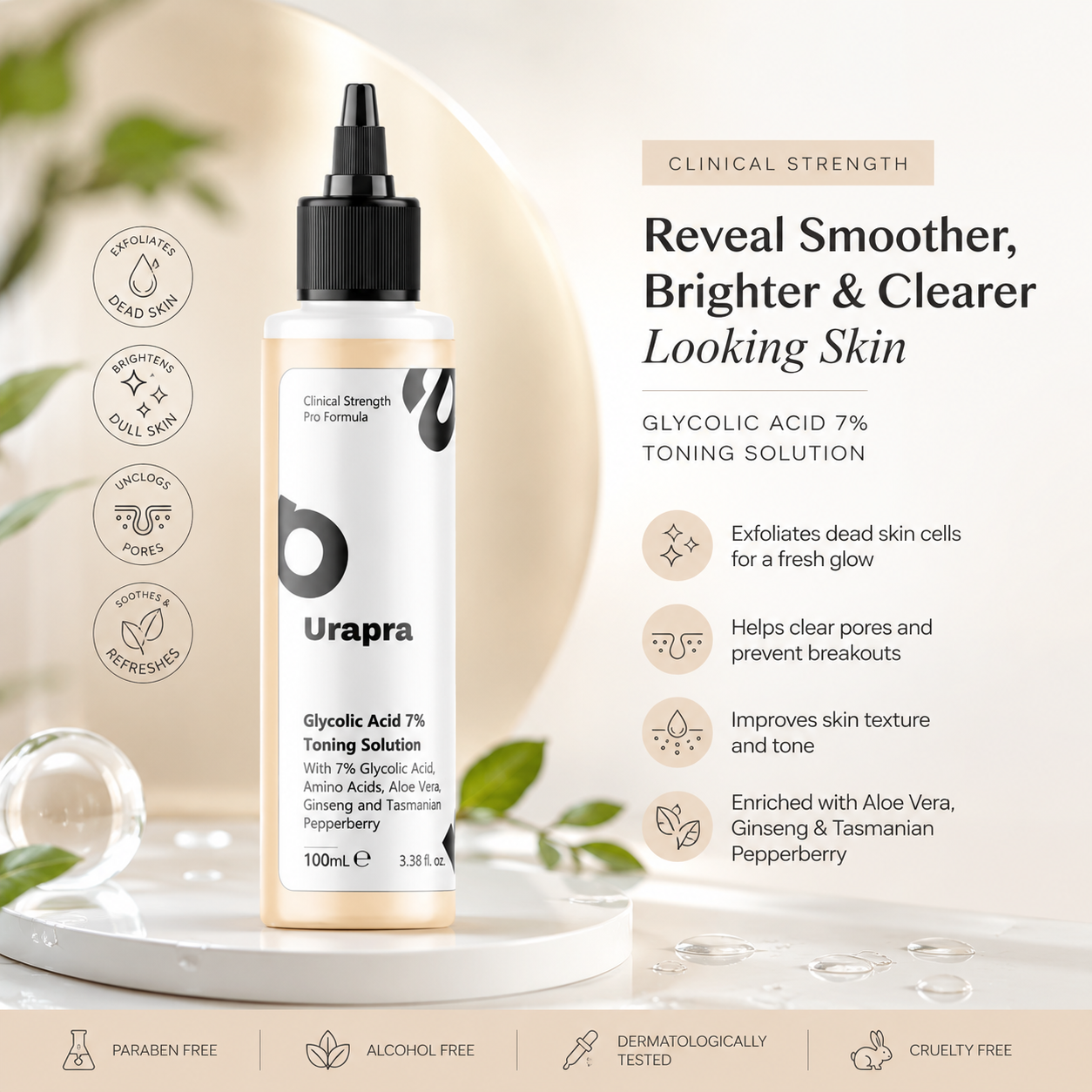 Anti-Aging Face Toner Urapra 100ml