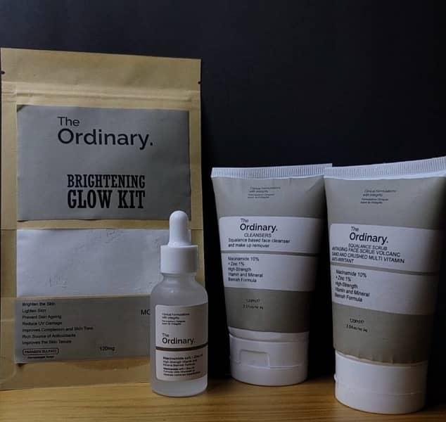 The Ordinary 4-in-1 Brightening Glow Skincare Kit | Korean Skin Care Routine
