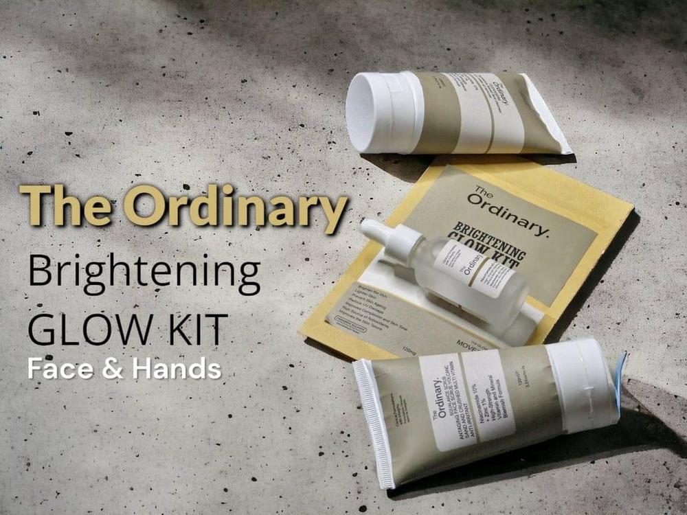 The Ordinary 4-in-1 Brightening Glow Skincare Kit | Korean Skin Care Routine